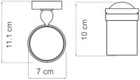 Стакан Wasserkraft Diemel K-2228