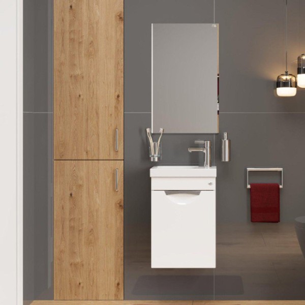 Мебель для ванной комнаты Onika Комо 40 подвесная, белая