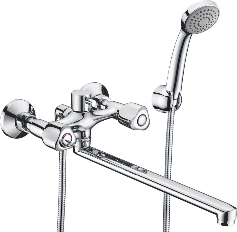 Смеситель с длинным изливом для ванны Wasserkraft Amper 2902L