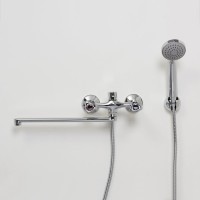 Смеситель с длинным изливом для ванны Wasserkraft Amper 2902L Смеситель с длинным изливом для ванны Wasserkraft Amper 2902L