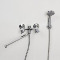 Смеситель с длинным изливом для ванны Wasserkraft Amper 2902L Смеситель с длинным изливом для ванны Wasserkraft Amper 2902L