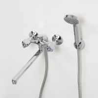 Смеситель с длинным изливом для ванны Wasserkraft Amper 2902L Смеситель с длинным изливом для ванны Wasserkraft Amper 2902L