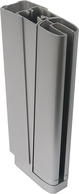 Душевая дверь в нишу Kubele DE020 DE020D601T-CLN-MT- 55х200 55, профиль матовый хром
