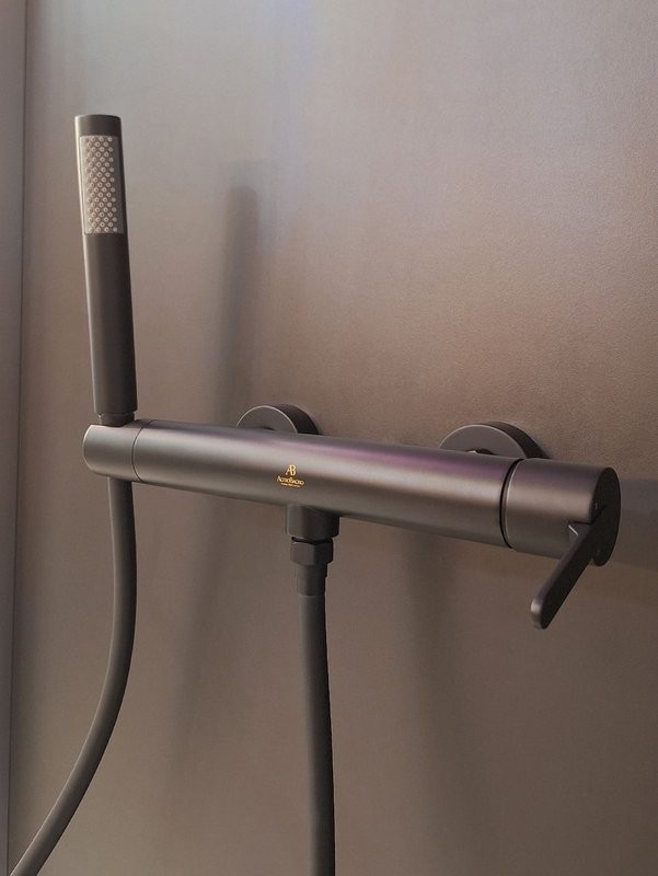 Смеситель для душа AltroBagno Unione AltroBagnoUnione030603MB матовый черный