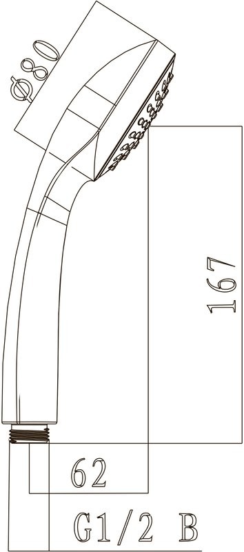 Душевая лейка Lemark LM0211C