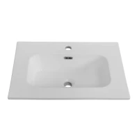 Тумба с раковиной Cezares Duet 60 bianco lucido, раковина Cezares CZR-8095-60
