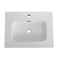 Тумба с раковиной Cezares Duet 60 bianco lucido, раковина Cezares CZR-8095-60