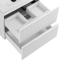 Тумба с раковиной Cezares Duet 60 bianco lucido, раковина Cezares CZR-8095-60