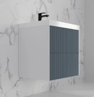Мебель для ванной комнаты Style Line Стокгольм 60 подвесная, графит софт