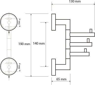 Крючок Bemeta Neo 104206075 тройной