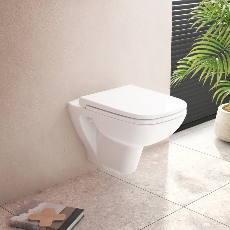 Унитаз подвесной VitrA S20 7508B003-0075 + Крышка-сиденье VitrA S20 177-003-009 с микролифтом, белая
