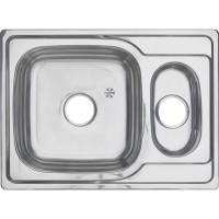 Мойка кухонная Melana 6950S U 0,6/160 серебристая, 1,5-я чаша