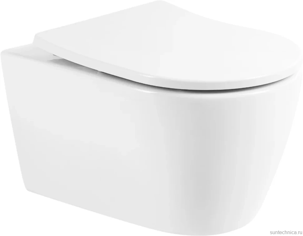 Унитаз подвесной BelBagno Marino BB105CHR безободковый, крышка BB2031SC с микролифтом