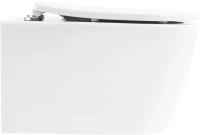 Унитаз подвесной BelBagno Marino BB105CHR безободковый, крышка BB2031SC с микролифтом