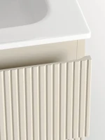 Тумба с раковиной Sancos Snob T 120 см, beige soft, раковина CN7016