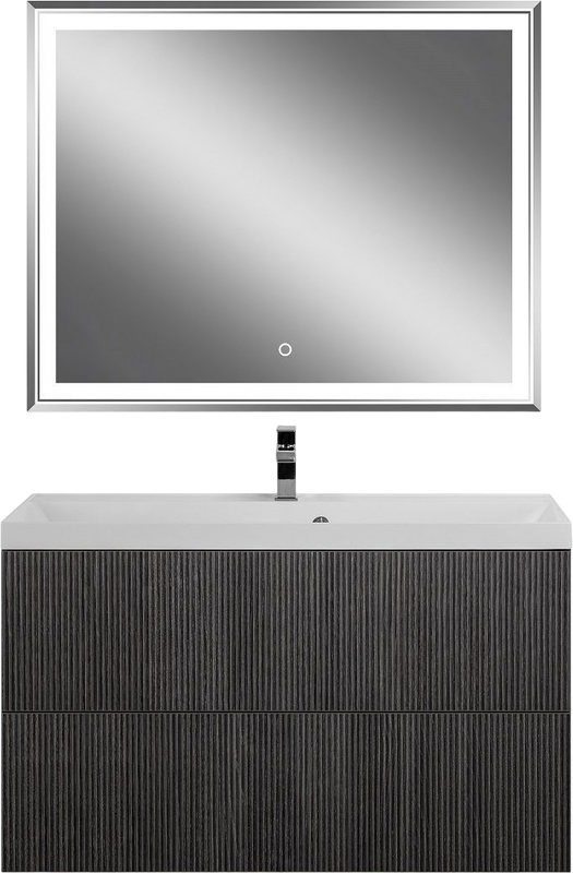 Мебель для ванной комнаты Art&Max Verona-Push 100 подвесная, kadena dark