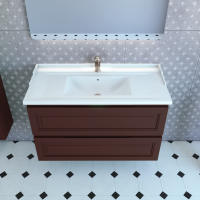 Мебель для ванной комнаты Caprigo Wales Смальти 100 шоколад