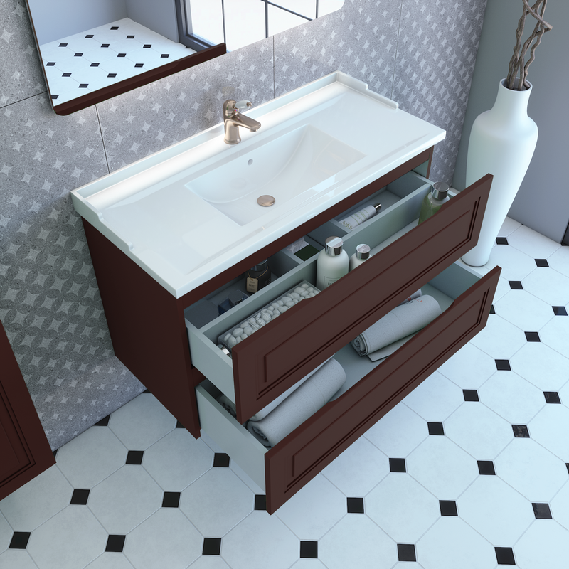 Мебель для ванной комнаты Caprigo Wales Смальти 100 шоколад