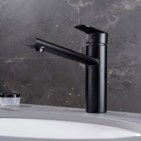 Смеситель для кухни AQUATEK Ника AQ1880MB черный матовый