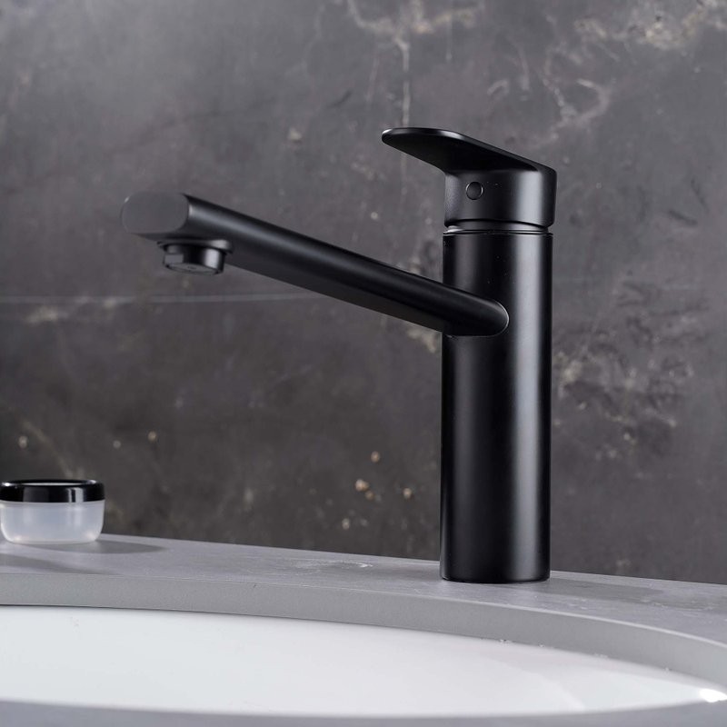 Смеситель для кухни AQUATEK Ника AQ1880MB черный матовый