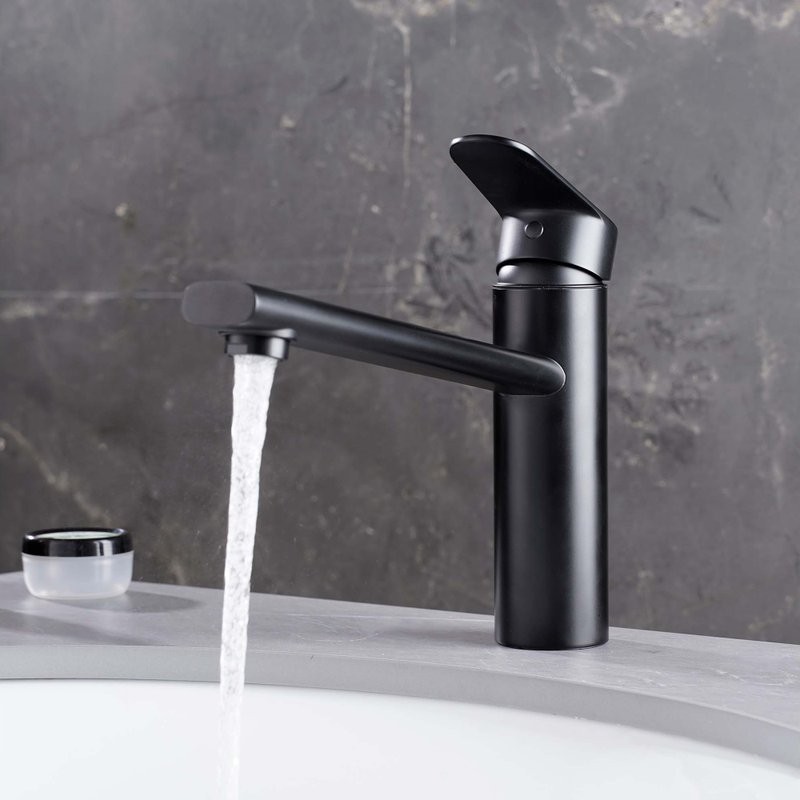 Смеситель для кухни AQUATEK Ника AQ1880MB черный матовый