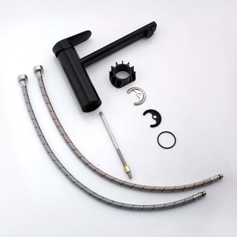 Смеситель для кухни AQUATEK Ника AQ1880MB черный матовый