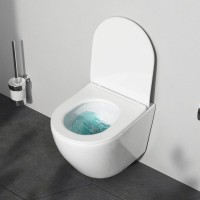 Унитаз подвесной AM.PM Like C801900SC AquaSpin с микролифтом, глянцевый белый