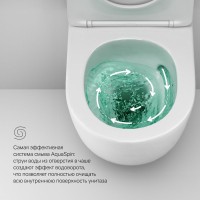Унитаз подвесной AM.PM Like C801900SC AquaSpin с микролифтом, глянцевый белый