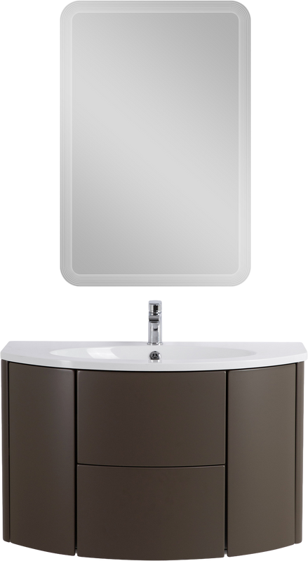 Мебель для ванной комнаты Cezares Eden 91 grigio talpa opaco, раковина 50177