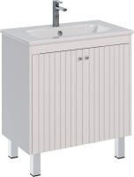 Тумба под раковину Lemark Romance 80 белая глянцевая Тумба под раковину Lemark Romance 80 белая глянцевая