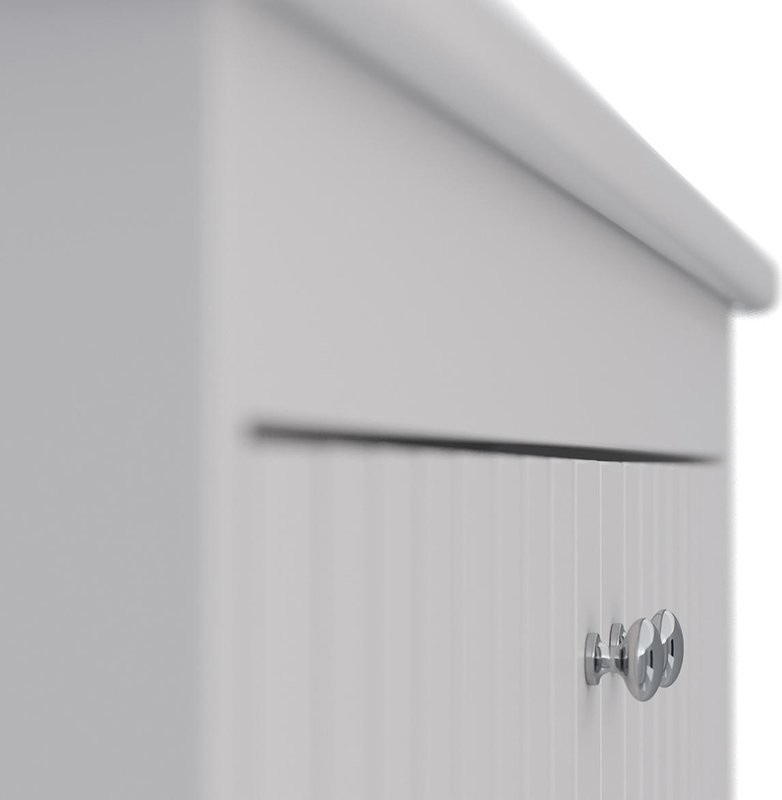 Тумба под раковину Lemark Romance 80 белая глянцевая