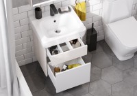 Тумба с раковиной AQUATON Верди PRO 50 ясень фабрик