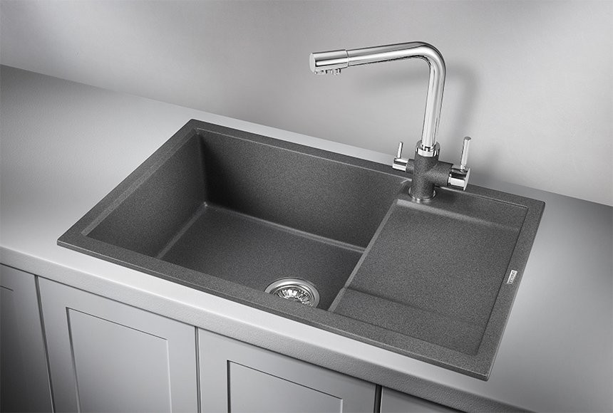 Мойка кухонная Granula 7805, графит