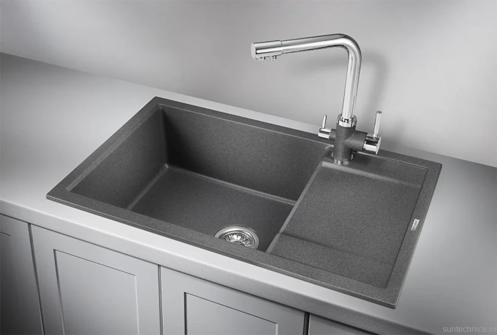 Мойка кухонная Granula 7805, графит
