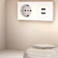Тумба под раковину Keuco Stageline 32864 80 см, с подсветкой, розеткой и точкой зарядки USB и USB-C, кашемир