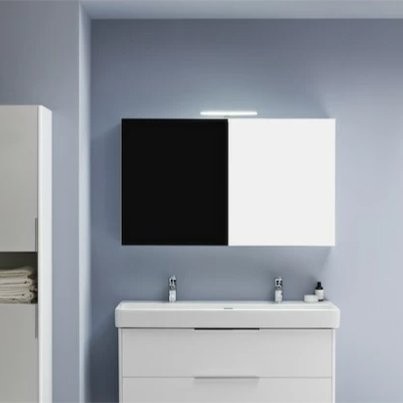 Зеркало-шкаф Laufen Base 100 белое глянцевое