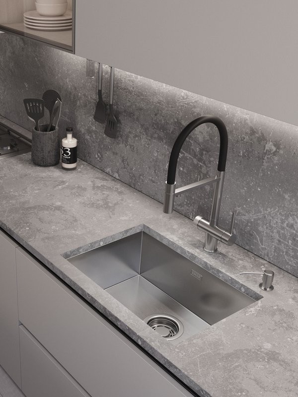 Мойка кухонная Emar PVD EMB-123 PVD Nano Satine