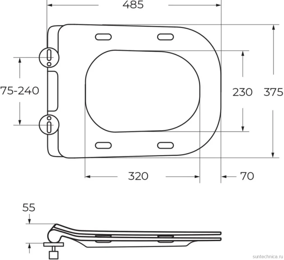 Комплект Унитаз подвесной BelBagno Sela BB3201CHR-MB крышка BB3201SC-MB, безободковый, с микролифтом + Система инсталляции для унитазов BelBagno BB002