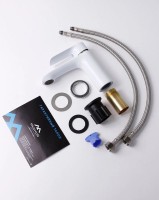 Смеситель для раковины Fashun A1082-8 белый, хром