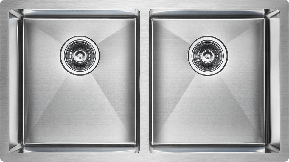 Комплект Мойка Paulmark Gerberg PM237844-BS брашированная нержавеющая сталь + Измельчитель Intenso