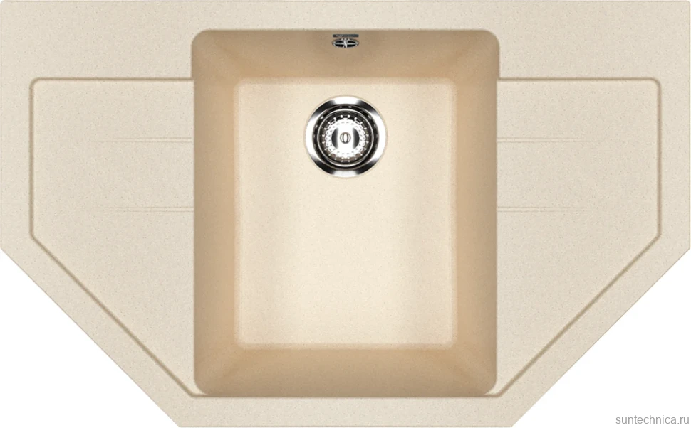 Мойка кухонная Ulgran U-609 -328 бежевая