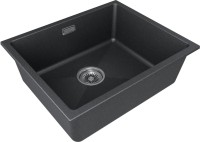 Комплект Мойка Paulmark Lumi LU55-BL черная + Измельчитель Intenso