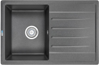 Мойка кухонная Granula Standart 7602, графит