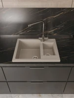 Мойка кухонная Domaci Болонья М-19-004 песочная Мойка кухонная Domaci Болонья М-19-004 песочная