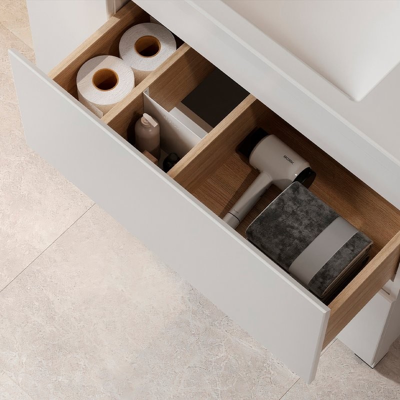 Тумба под умывальник Неаполь Н 100-02, Белый глянцевый (1)