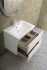 Тумба с раковиной Art&Max Platino 100, подвесная, белый глянец