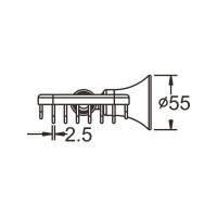 Мыльница Rose RG12 RG1204 хром