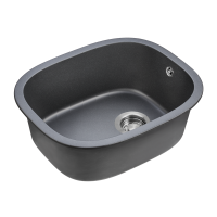 Мойка кухонная Emar Quartz EMQ-1560.P морион Мойка кухонная Emar Quartz EMQ-1560.P морион