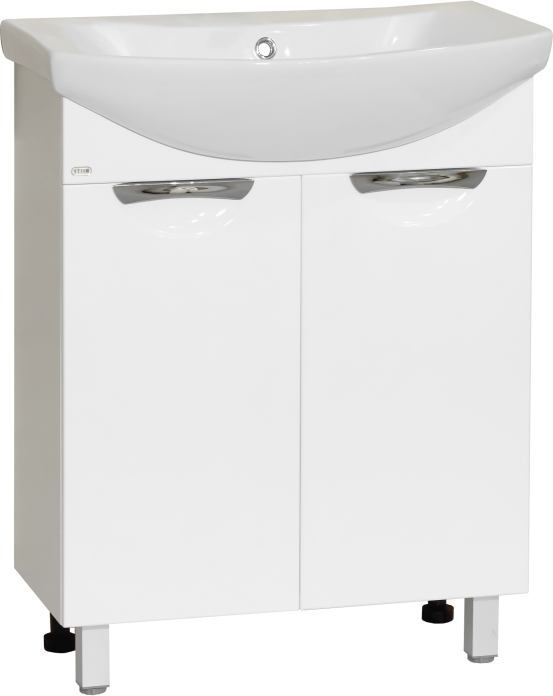 Тумба с раковиной Misty Лаванда 65 прямая