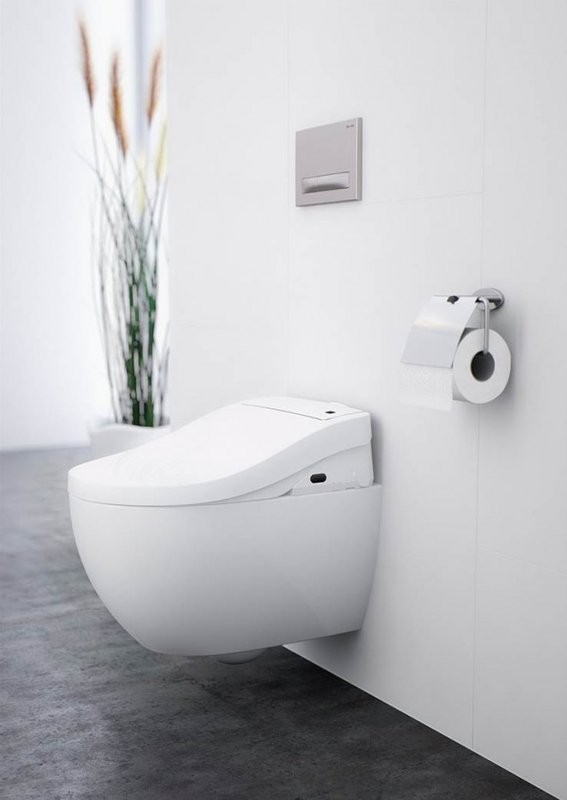 Комплект Унитаз подвесной AM.PM Inspire FlashClean C501700WH + Крышка Admire CCC7851WH с функцией биде, петли хром + Инсталляция Geberit Duofix Delta 458.149.21.1 с кнопкой смыва, хром + Звукоизоляция